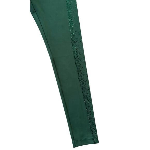 LuxeLady Fit Diamond Emerald Green High Waist Sz Small - Picture 5 of 5
